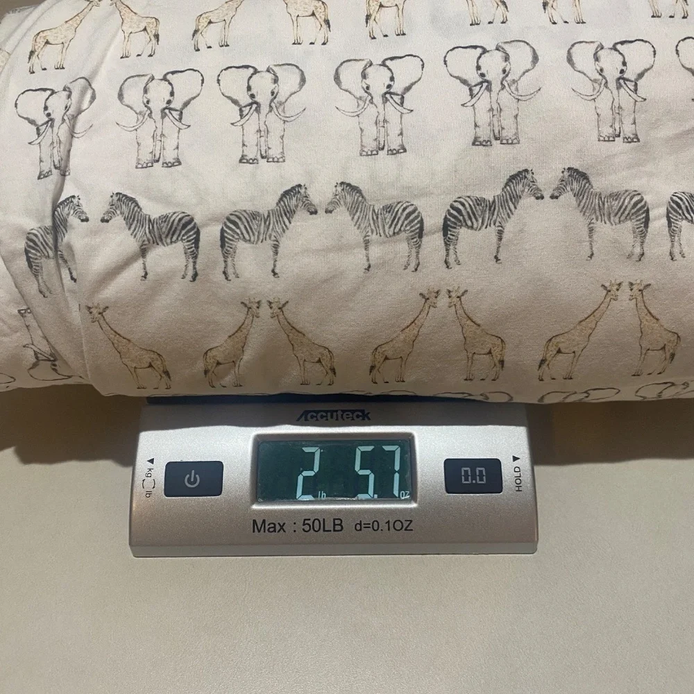 Restoration Hardware Baby Child Safari Crib Sheet Set + Toddler Pillow Case 3 Pc
